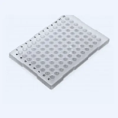 96-Well PCR Plates, White/Clear